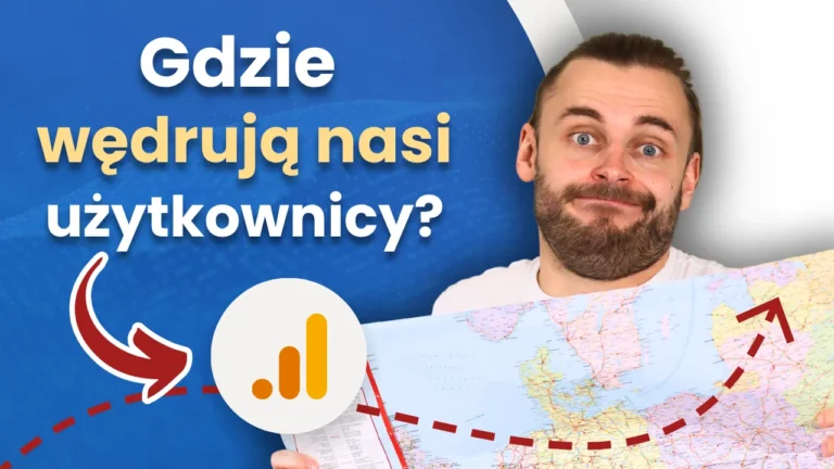 Ekspert analityki internetowej Paweł Piekarski prezentuje: jak korzystać z eksploracji sekwencji ścieżki w Google Analytics 4? Baner wpisu blogowego z sylwetką autora