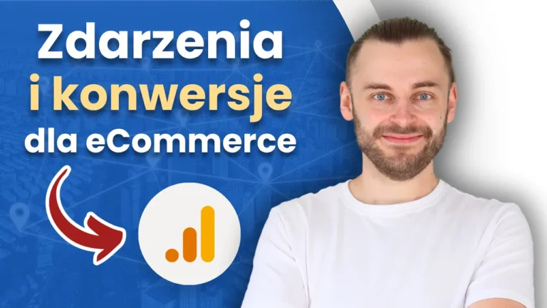 Banel przedstawiający, jak ekspert Paweł Piekarski omawia zdarzenia i konwersje dla eCommerce