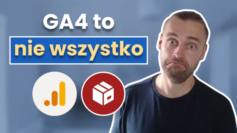 Ekspert analityki internetowej Paweł Piekarski przedstawia fakty i mity na temat analityki internetowej. Banner wpisu blogowego z sylwetką autora.